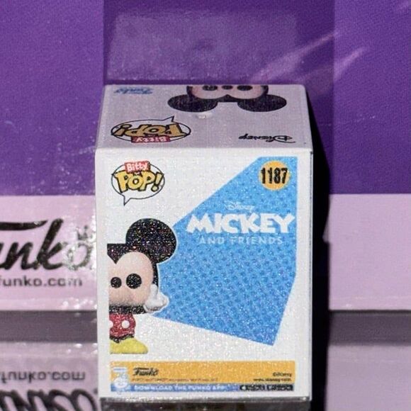 Funko: Mickey Mouse #1187 Bitty Pop! from Disney Mickey & Friends Series - Picture 3 of 9